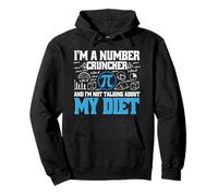 Mathematician Math Teacher I'm A Number Cruncher Pullover Hoodie