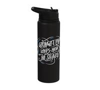Mathematician Mathematics Geometry Math Teacher Stainless Steel Insulated Water Bottle