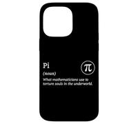 Mathematician Underworld Joke Math Torture Defintion Pi Day Case for iPhone 14 Pro Max