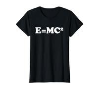 Mathematicians Logic E=MC2 Relativity Science Physics e mc2 Value Graphic T-Shirt, Women, Black, XS
