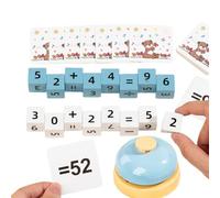 Mathematicians - Number Learning Set, Wooden Educational Tools | Math Manipulation Set to Help Kids, Teens, Home, Travel, Classroom, Skiing