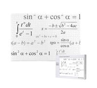Mathematics And Geometry School With Scientific Formulas Chalk Board Style,1000 Pieces Wooden Jigsaw Family Game Jigsaw Puzzles for Adults Teens Home Decor