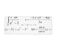 Mathematics And Geometry School With Scientific Formulas Chalk Board Style,Mouse Pad Large Desk Pad Computer Keyboard Mouse Mat With Non Slip Rubber Base 30 x 80 cm