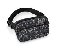 Mathematics And Physics Fanny Pack for Women, Personalized Waist Bag with Multi-Pockets for Men, Belt Bag for Travel, Crossbody Bags with Zipper, Adjustable Bum Bags for Running