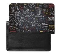 Mathematics And Physics Passport Holder & Travel Wallet Passport Cover Protector Essentials with Credit Card Slots
