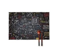Mathematics and Physics Placemats Set of 4 Easy Clean Washable Canvas Table Mats Heat Resistant Dining Table Cloth Place Mats for Kitchen Dining Decor Party Outdoor