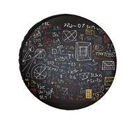 Mathematics And Physics Universal Waterproof Trailer Tire Cover, RV Wheel Cover, Custom Fit for Trailers, Trucks, RVs, Off-Road, 24-36 Inches (