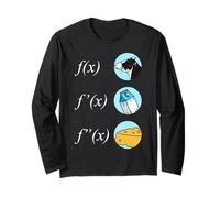 Mathematics Cowculating Derivations Funny Cow Milk Cheese Long Sleeve T-Shirt