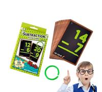 Mathematics Flash Cards - Maternal Math Card, Multiplication Flash Cards for | 50 Total Engaging Subtraction Flash Cards, Education Learning Cards for Education