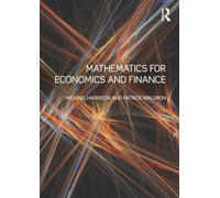Mathematics for Economics and Finance