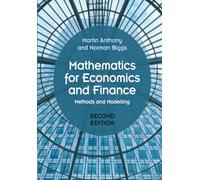 Mathematics for Economics and Finance: Methods and Modelling