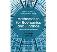 MATHEMATICS FOR ECONOMICS & FINANCE (Paperback) (9781108459433)