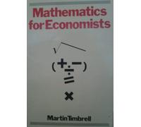 Mathematics For Economists