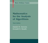 Mathematics for the Analysis of Algorithms: v. 1 (Progress in Theoretical Computer Science)