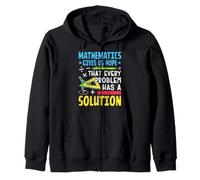 Mathematics Gives Us Hope That Every Problem Has A Solution Zip Hoodie