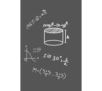 Mathematics Grid Notebook: 6x9 Graph Paper Notebook with Math Pattern Cover - 120 Pages for School, College and Everyday Math Notes