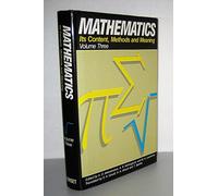 Mathematics Its Content, Methods and Meaning (Three)