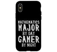 Mathematics Major By Day Gamer By Night Math Student Gamer Case for iPhone X/XS