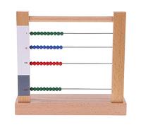 Mathematics Materials Wood Toy -1 10 100 1000 Caculate Bead Frame