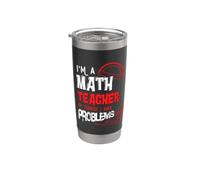 Mathematics Math I'm a Math Teacher of Course I Have Problem Stainless Steel Insulated Tumbler