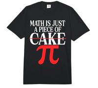 Mathematics Math is Just A Piece of Cake Math Teacher Pi Day Comfort Colors Adult Heavyweight T-Shirt