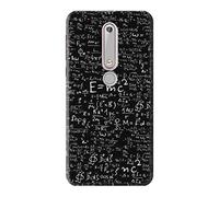 Mathematics Physics Blackboard Equation Case Cover For Nokia 6.1, Nokia 6 2018