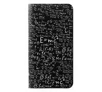 Mathematics Physics Blackboard Equation PU Leather Flip Case Cover For Motorola Moto E6, Moto E (6th Gen)