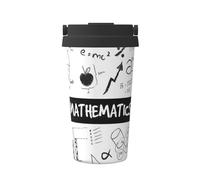 Mathematics Print Print Travel Mug Coffee Cup Thermal Leakproof, Insulated Stainless Steel Flask Hot Cold Drinks Cup