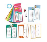 Mathematics Study Deck - Kindergarten Counting Fact Resource, Addition Subtraction Multiplication Training Blocks, Academic Play Sets | Home-Schooling Class Education Children Kids Preschool
