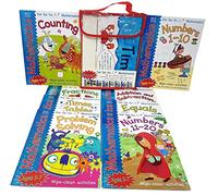 Mathematics Wipe Clean Activities 8 Books Collection Set Age 4-6 ( Numbers 1-10,11-20,Equals,Addition and Subtraction,Problem Solving, Times Tables, Fractions,Counting)