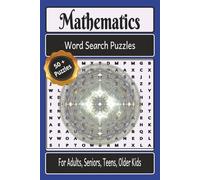 Mathematics Word Search Puzzles: Word Searches with Easy to Read Print all about Mathematics! / 6x9 inches, 110 pages / 50+ Puzzles...Gift for Vacations, Holidays, and Leisure Time