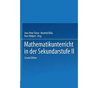 Mathematikunterricht in der Sekundarstufe II : Band 1.9783528167660 New<|