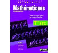 Mathématiques Tle STG: Spécialité Communication et gestion des ressources humaines