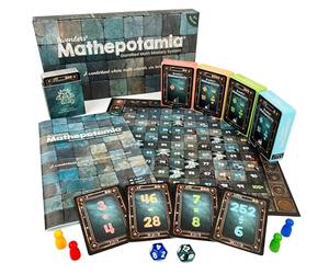 Mathepotamia Maths Game: Times Tables & Mental Arithmetic Practice with 4 Levels and 7 Modes for Ages 5-9 | Educational Board Game for Primary School | Gift Idea