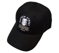 Mathew Street Liverpool Baseball Cap Rock Off Black One Size