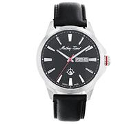 Mathey-Tissot Men’s Watch - Swiss Quartz Movement, Multi-Function Dial, Precision Timekeeping, Durable Construction, Everyday Style, Casual and Functional Timepiece for Men, Dark Black, 22 mm, Mathey