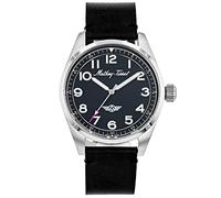 Mathey-Tissot Men's Heritage MTWG5001102 Swiss Quartz Watch, BLACK, 21mm, Mathey Tissot Heritage Collection Three Hand Watch