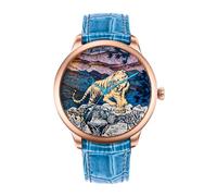Mathey-Tissot Tiger Limited Edition Multi-Color Dial Men's Watch H1886TP, Modern