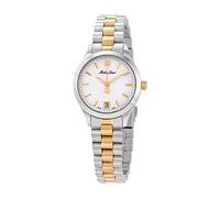 Mathey-Tissot Urban White Dial Two-Tone Ladies Watch D411MBI, Silver-tone