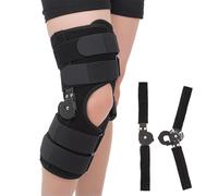 Mathgetin Hinged ROM Knee Brace, Post-Op Knee Immobilizer for Arthritis, ACL MCL PCL Injury, Adjustable Orthopaedic Support (M)
