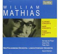 Mathias: Clarinet Concerto/ Harp Concerto/ Piano Concerto No3