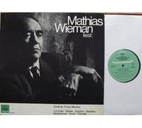 Mathias Wieman - Mathias Wieman liest: Gedichte, Prosa, Märchen von Keller.Mörike.Gryphius.Brentano.Bergengruen.Grimm.Hölderlin / 1968 / Bildhülle / Deutsche Grammophon Gesellschaft # 2575001 / Deutsche Pressung / 12" Vinyl Langspiel Schallplatte