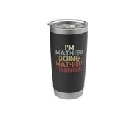 Mathieu Name Mathieu Personalized Name First Given Stainless Steel Insulated Tumbler
