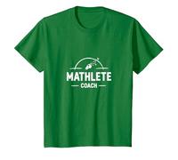Mathlete Coach: Inspiring Athletic Math Enthusiasts T-Shirt, Youth, Kelly Green, Medium