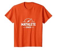 Mathlete Coach: Inspiring Athletic Math Enthusiasts T-Shirt, Youth, Orange, 3T