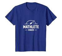 Mathlete Coach: Inspiring Athletic Math Enthusiasts T-Shirt, Youth, Royal Blue, 4T