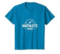 Mathlete Coach: Inspiring Athletic Math Enthusiasts T-Shirt, Youth, Sapphire Blue, Medium