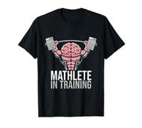 Mathlete in Training Strong Brain Calculator Humor T-Shirt