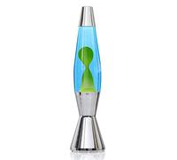 MATHMOS Astro Baby Lava Lamp Silver | Made in Britain Since 1964 | Blue & Green Lava Lamps | Unique Lava Lamp Formula | Made to The Highest Safety Standards