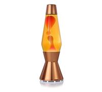 MATHMOS Astro Lava Lamp in Copper | UK Inventors of The 1963 Design Classic | Yellow & Orange Lava Lamps Handmade in Britain to The Highest Safety Standards